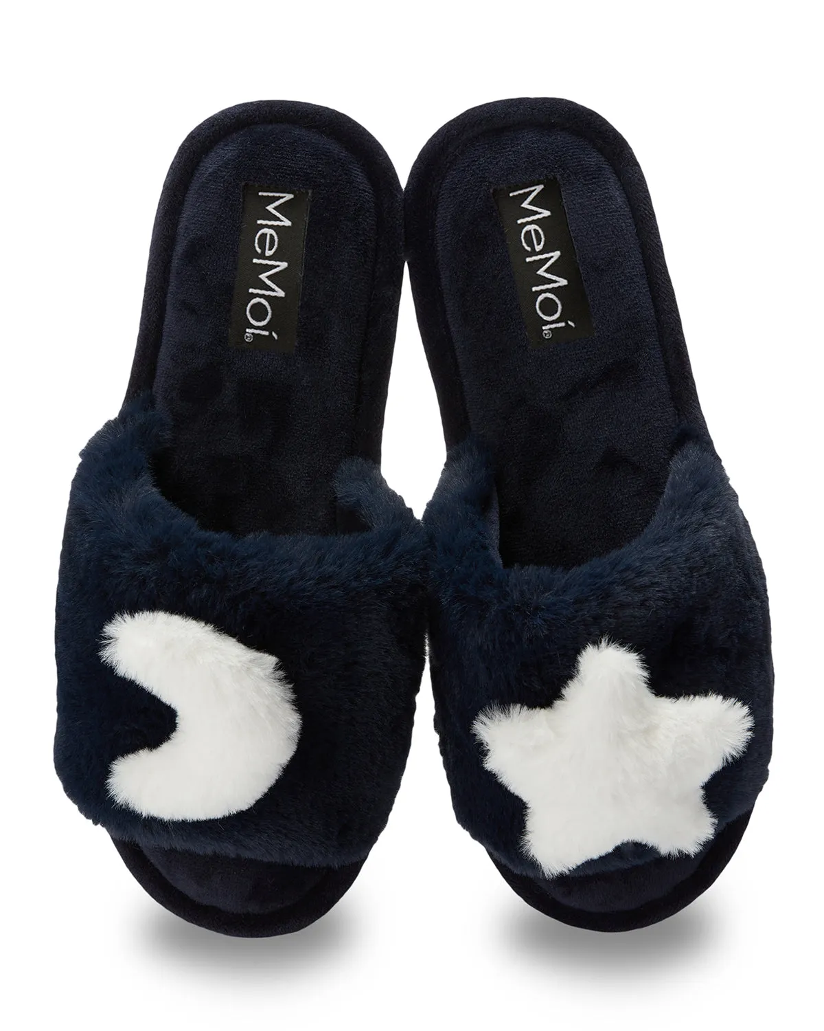 Women's Star and Moon Plush Slippers