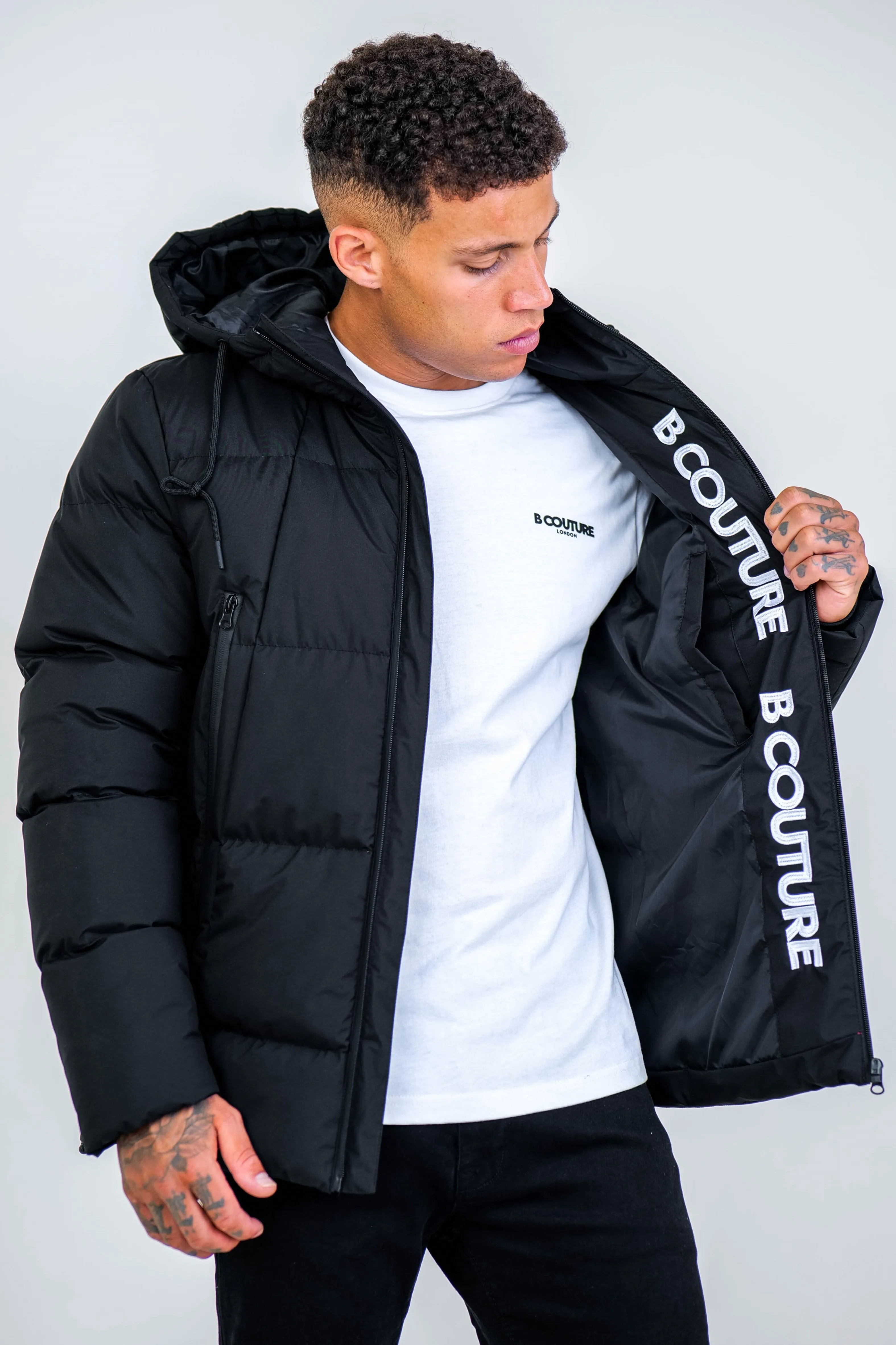 Wynford Puffer Jacket - Black