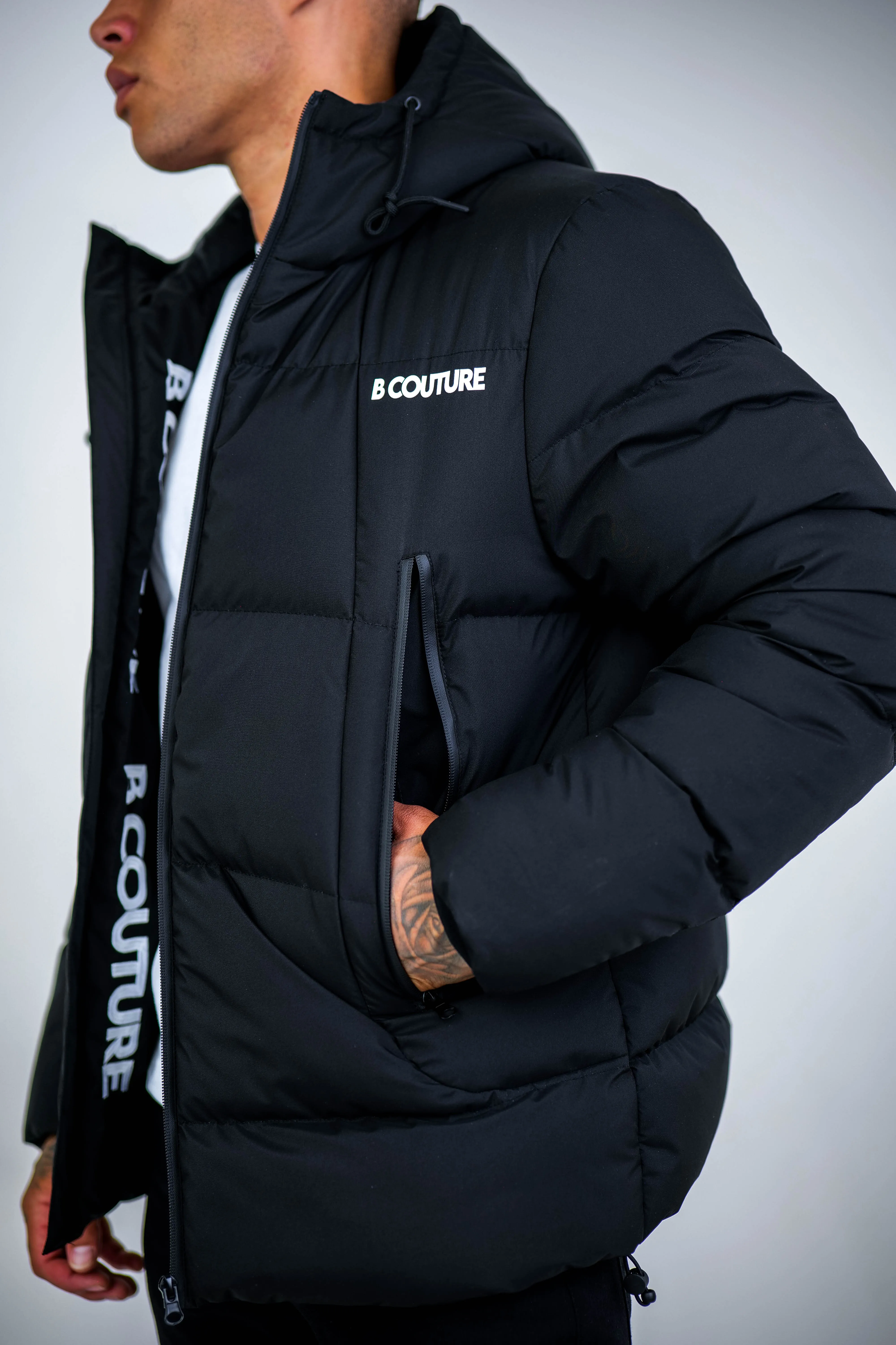 Wynford Puffer Jacket - Black